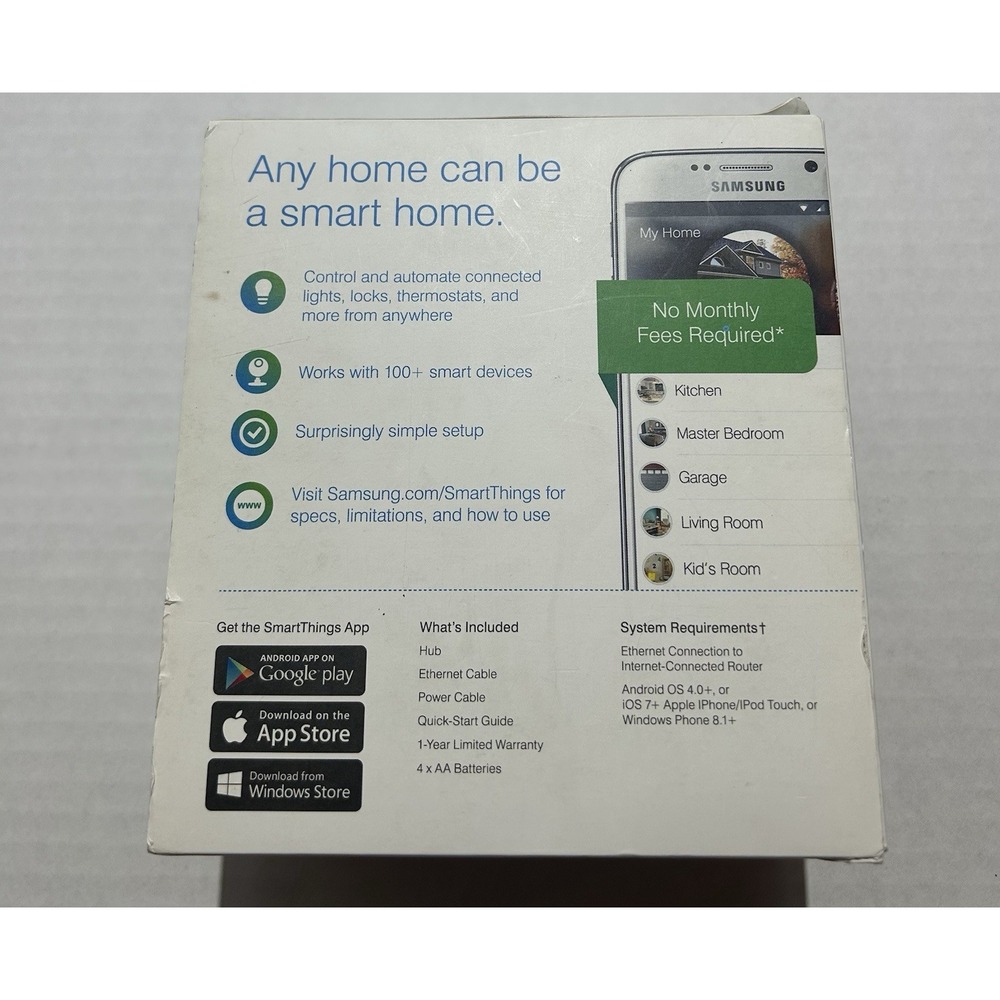 Samsung SmartThings Hub STH-ETH-250 Smart Home Hub (2nd Generation) - Picture 3 of 5